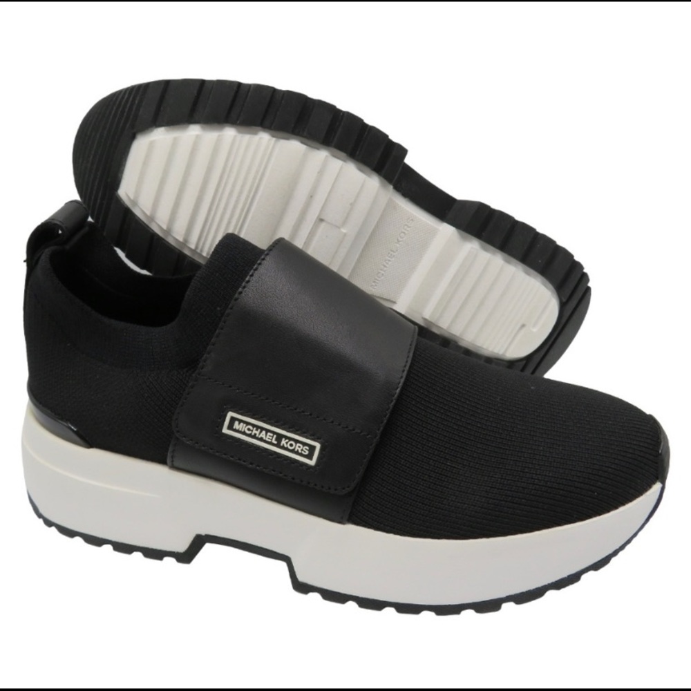 Michael Kors Cosmo Knit slip Trainer Sneakers 9.5